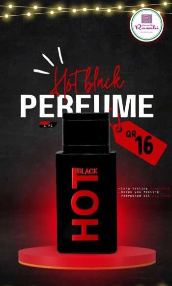 thumbnail - Al Rawabi offer - Hot Black perfume